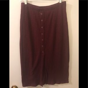 Wild Fable knit ribbed pencil skirt